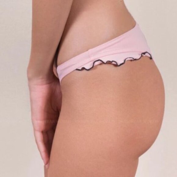 Shadi Deira Sky Bikini Metallic Blue Ruffle Made in Italy Size S - Picture 6 of 8